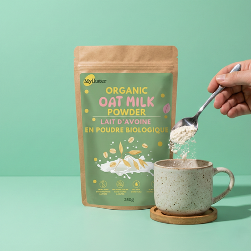 Mylkster – Organic Oat Milk Powder | Dairy-Free Plant Milk
