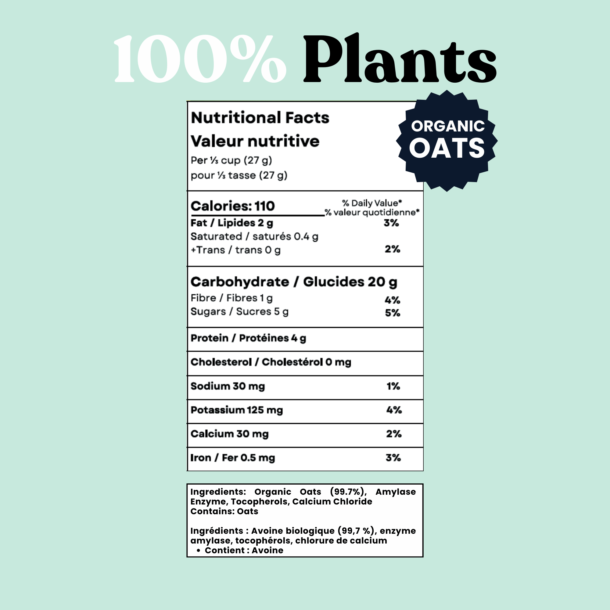 Mylkster – Organic Oat Milk Powder | Dairy-Free Plant Milk